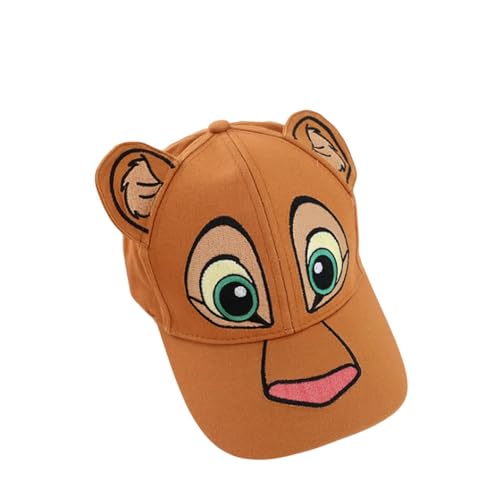 Baseball Cap Children's Hat Spring and Autumn Sun Three Dimensional Cartoon Embroidered Lion Style Baseball Cap