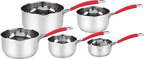 Set 3 Casseroles Inox Haussmann Heritage 16/18/20cm - Induction, Four 260°C