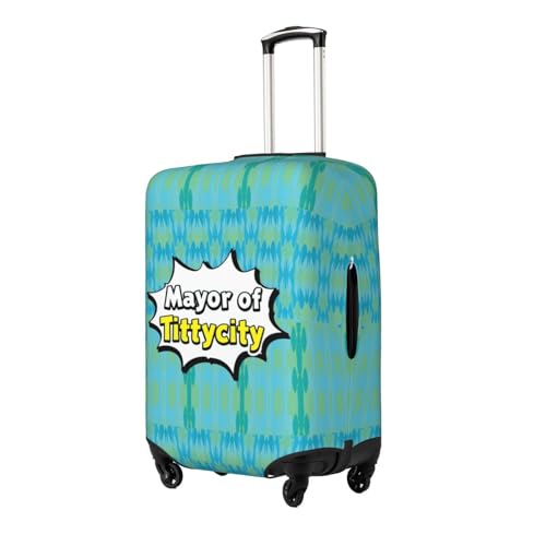 Mayor of Tittycity Suitcase Cover,Luggage Protector Suitcase Covers For Luggage,Luggage Covers for Suitcase (X-Large)2