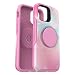 Produktbild OtterBox Otter+Pop Hülle für iPhone 12 Pro Max, stoßfest, sturzsicher, schützende Hülle mit PopSockets PopGrip, 3x getestet nach Militärstandard, Rosa