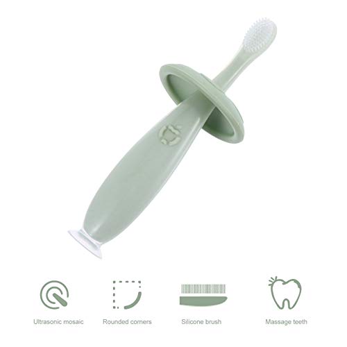 STOBOK 1 Conjunto de Escova de Dentes de Bebê Escova de Dentes de Treinamento Infantil Com Cerdas Ma