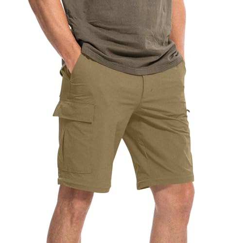 Mens Hiking Pants Detachable Convertible Lightweight Quick Dry Zip Off Fishing Safari Camping Travel Pants3