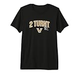 Vanderbilt Football: Diego Pavia 2 Turnt Text - Vanderbilt Premium Tri-Blend T-Shirt