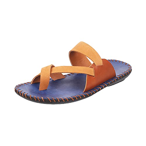 Image of Metro Mens Leather Chappals