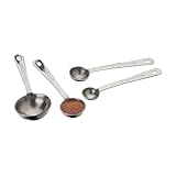 Amco 4-Piece Stainless-Steel Measuring Spoon Set