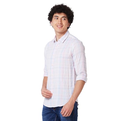 Image of Spykar Men's Slim Fit Shirts