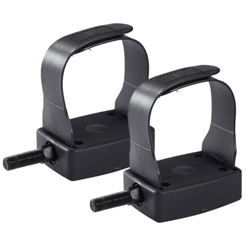 Pedales de Bicicleta de Ejercicios: Piezas de Bicicleta estacionarias universales, Pedales de pie texturizados Antideslizantes, Cuerpo de Metal Duradero, diseño de Correa Segura | Equipo de Ejercicio