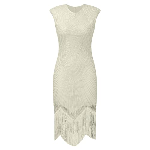 Robe 1920s gothique décontractée sequins pour cocktail chic - 3