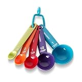 Farberware Color Measuring Spoons, Mixed Colors, Set of 5