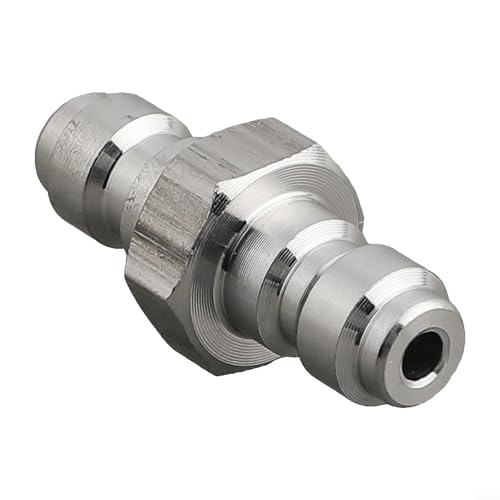 8Mm Double Male Quick Connect Adapter, Quick Disconnect Adaptor, 8Mm Dual Male Connector, Male-to-male Curing Device For Air Foster Tank And SCBA Tank Filling