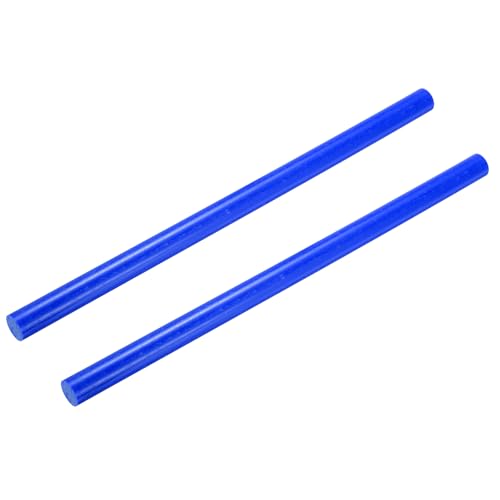 Plastic Round Rod POM Polyoxymethylene Rods Hard Bar,[for Engineering,Agriculture,Industry,DIY] - 4/5 Inch Dia 16 Inch Length/Blue / 2 Pcs