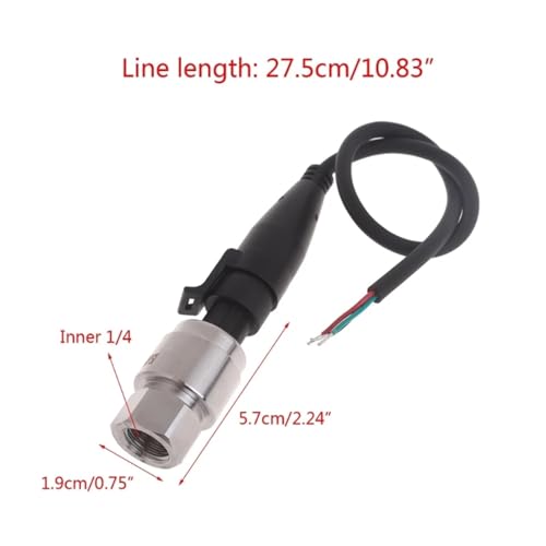 Transducteur de pression 1/4NPT capteur 15PSI pour circuit eau carburant sender - 5