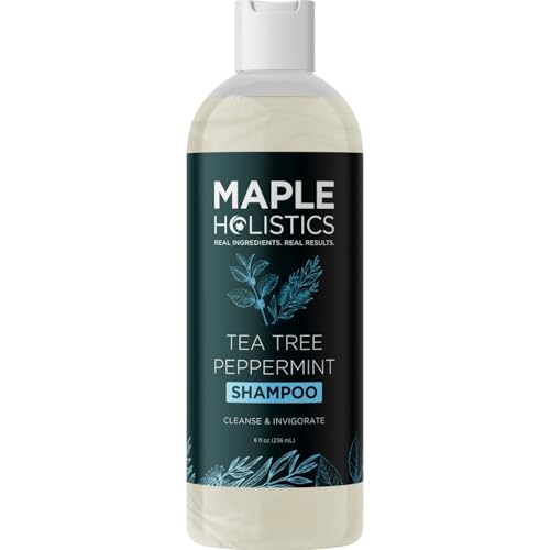 Maple Holistics TEA-F70 Rosemary Tea Tree Mint Shampoo - Clarifying Shampoo For Build Up And Flakes With Peppermint Oil And Tea Tree Essential Oil For Dry Scalp Treatment thumb #8
