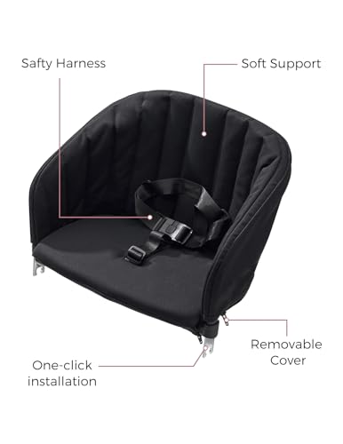 Image of Momcozy Baby Stroller Wagon Seat Only | Extra Wagon Seat Attachment for ChangeGo Stroller | Safety Harness | Easy Install
