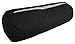 YogaAccessories Supportive Round Cotton Yoga Bolster - Black