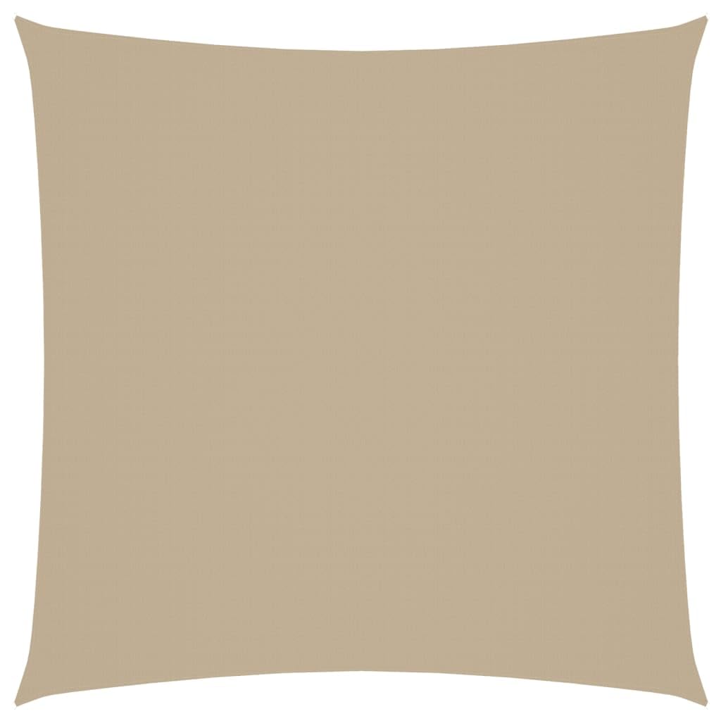 Voile de parasol carré 4x4 haut de gamme en tissu Oxford et acier inoxydable