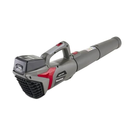 Mountfield 20 Li Cordless Axial Blower, 20V (2Ah) battery