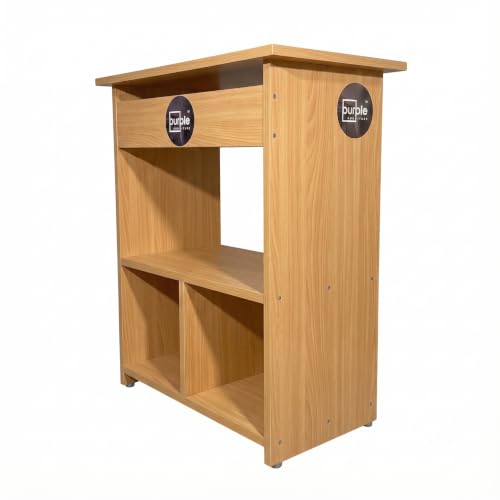 Image of Purple Furniture Engineered Wood Elite Home Office Computer Table,Study Desk,Writing Desk and Lap Desk for Students,Kids and Adults(Matte Finish, Do-It-Yourself, Small) (Beech Wood)
