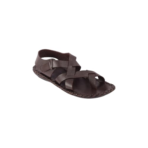 Image of Mochi Men Faux Leather Flat Sandal