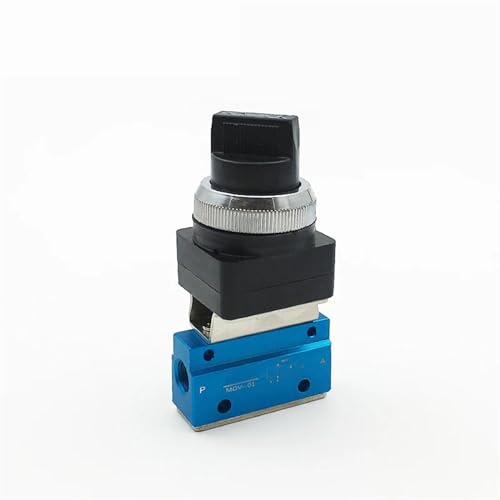 Válvula mecánica neumática MOV-04 duradera y con interruptor de giro manual robusto 7