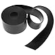QWORK® Neopren Gummistreifen - 50mm x 3mm x 3m Länge - Schwarz - Vollgummi Gummiplatte für DIY-Dichtungen, Isolation, Antivibration