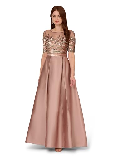 Adrianna Papell Women's Embellished Tafetta Dress