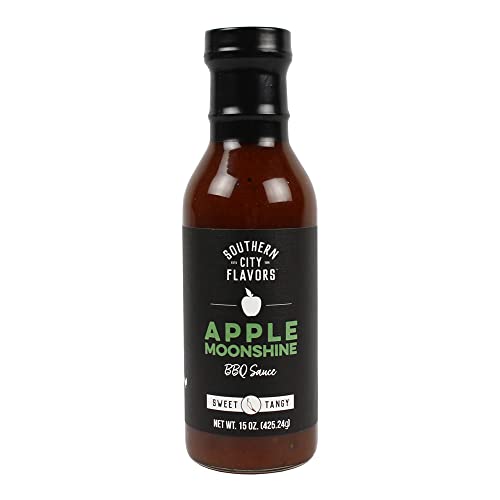 Southern City Flavors, Grillng Sauce Apple Moonshine, 15 Ounce