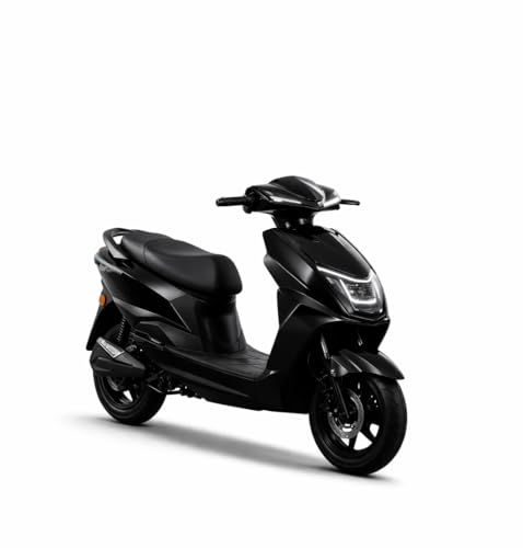 Image of EOX E3 Low Speed Electric Scooter Non RTO with 40-50Km Range, Black Portable Lithium Battery & Charger