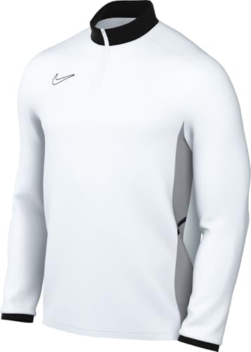 NIKE Academy 25 Haut D'Entraînement De Foot Dri-Fit pour Homme, White/Black/Wolf Grey/Black, FZ9767-100, L
