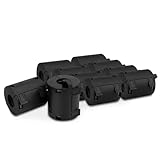 Supresión eficaz de ruido: estos núcleos de anillo de ferrita reducen significativamente las interferencias electromagnéticas, tus cables mantienen una integridad óptima y calidad de señal.