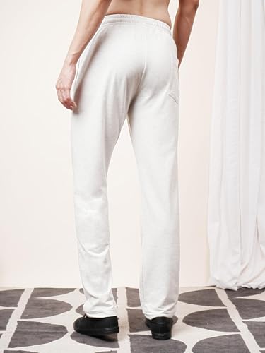 Image of Trackpants for Men - Regular Fit, Cotton Hoisery, Ultra Soft, Comfortable, Lightweight, Ziper Pockets, Front Zip, Back Pocket, Solid Mnimal