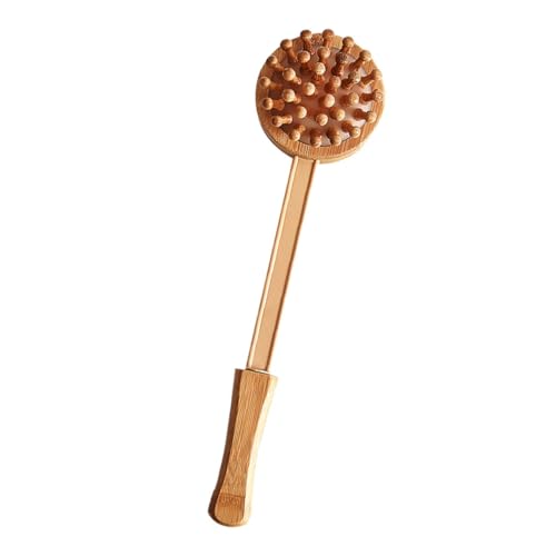 NULYLU Bamboo Massager Stick Therapy Hammer Deep Tissue Massage Neck Massager for Health Relaxation