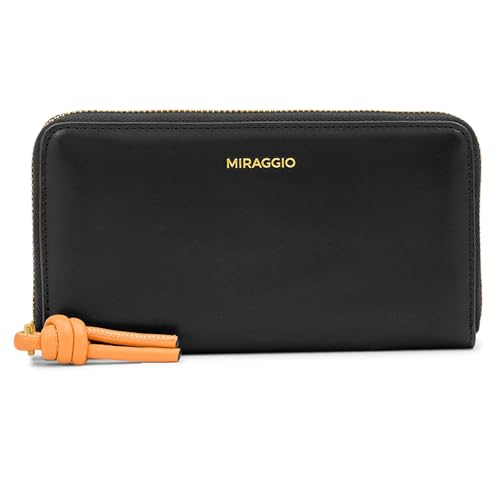 Image of Miraggio Theo Zip Around Wallet for Woman | 3 Compartment Women Wallet | Gift Items for Women