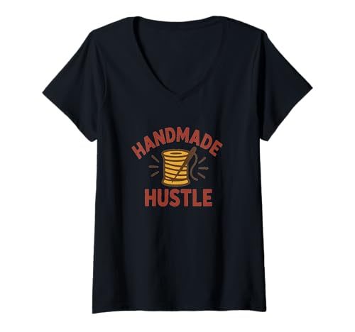 Femme Handmade : Hustle T-Shirt avec Col en V