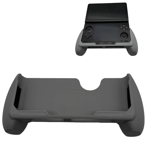 Étui imprimé 3D pour console de jeu portable AYN THOR - Coque de protection ergonomique - Poignée de maintien anti-rayures - Accessoires (gris)