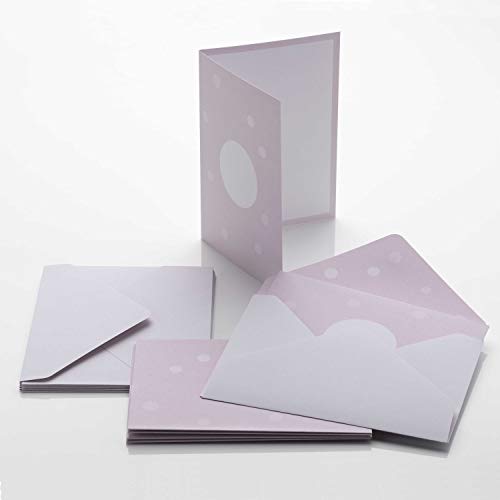 Cartes et enveloppes roses Cosco lot de papeterie invitation et voeux