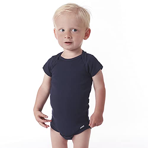 Image of Gerber Baby Boys & Girls 5-Pack Solid Onesies Bodysuits