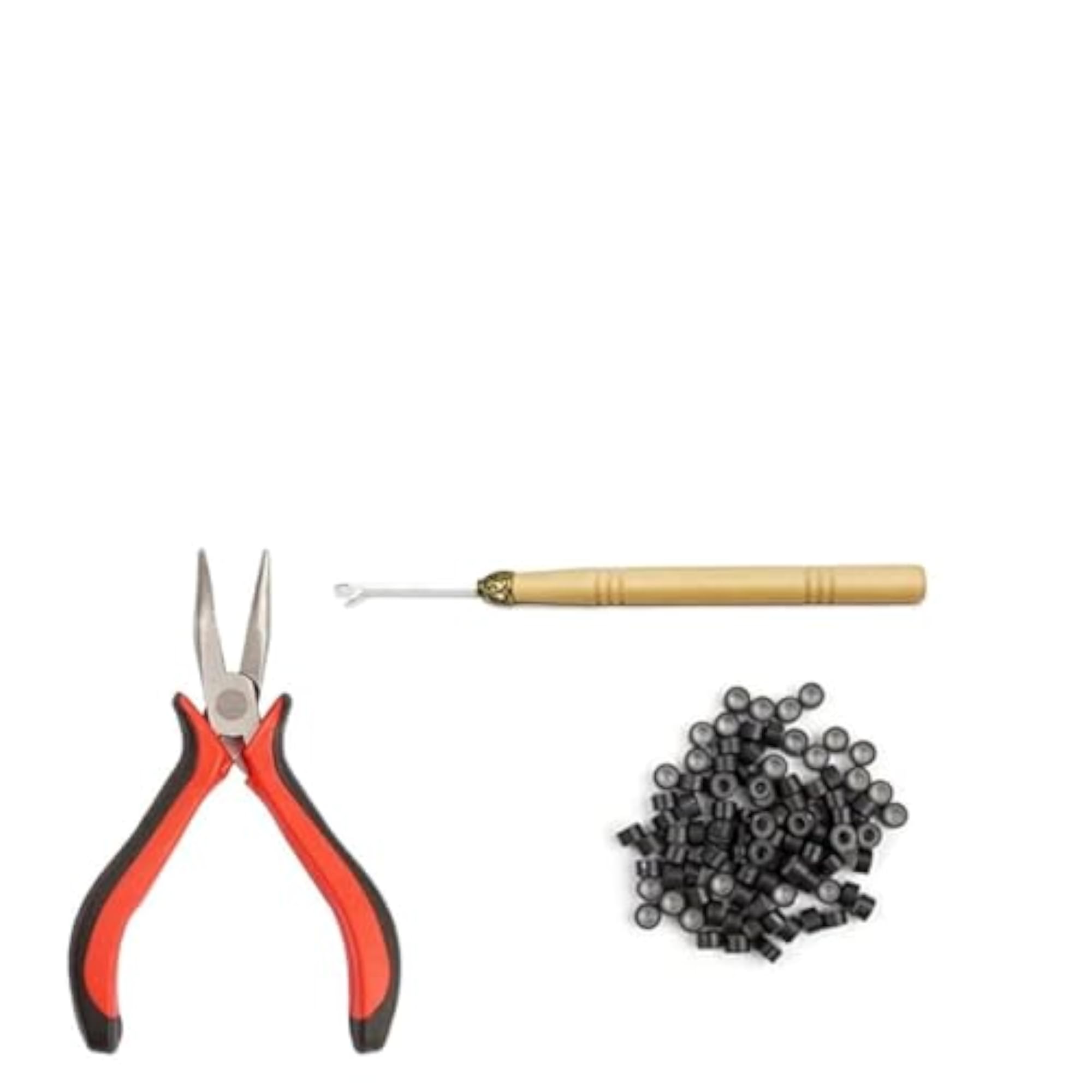 12 Colors Hair Tinsel Extensions Kit for Highlights