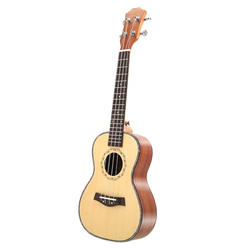 23 インチ マット ウクレレ スプルース単板トップ サペリ バックとサイド ウクレレ 4 弦小型ギター弦楽器 初心者ウクレレ