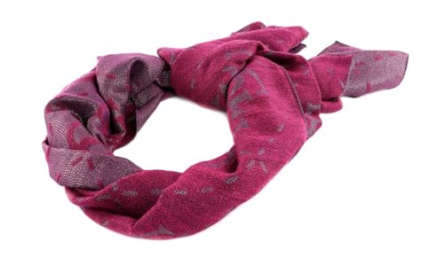 Foulard GUESS Vikky Scarf Wine Berry idéal pour rehausser un look de bureau