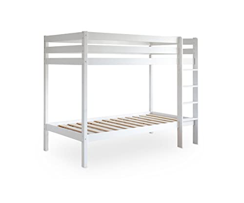 Ehrenkind® Etagenbett Kiefer massiv | Nachhaltiges Holz Etagenbett Kinder...