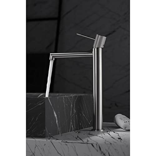 Bateria umywalkowa jednouchwytowa wysoka chromowana wylewka Line Imex BDD038-3
