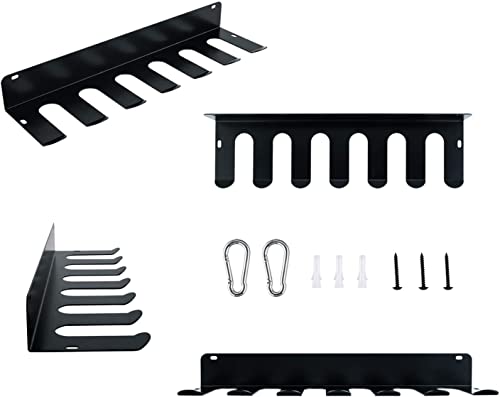 Naissian Baseball Bat Rack Display For Storage Holder Hanging Organizer Bat Rack Holder X2 For 10 Bats Or Baseball Wall Mount Fence Hanger, Metal Heavy Duty(Pack Of 2 #TOP5