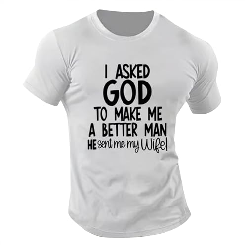 Men's Casual Shirts Faith Print Round Neck Short Sleeve Tshirts 2025 Summer Lightweight Outdoor Outing Tees Plus Size