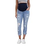 Savi Parker Women’s Maternity Jeans Over The Belly - Pregnancy Must Haves Fall and Winter Maternity