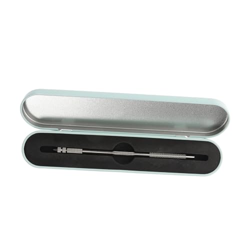 Beaupretty Peluca De Ganchillo Mango De Ganchillo Suministros Para Hacer Joyas Porta Agujas De Crochet Titular De Ganchillo Estuche Organizador De Ganchillo Acero Inoxidable Silver