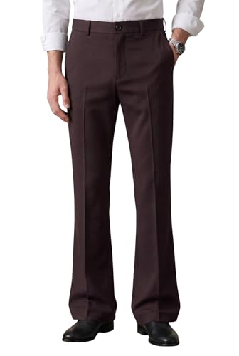 Image of Men's Trendy Bootcut Trousers - Modern Flared Fit | Premium Formal Pants