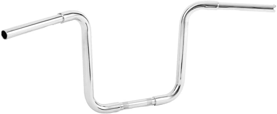 Chrome 14" Rise 1-1/4" Ape Hanger Handlebar For Harley Davidson FLST FXST SportsterXL (Iron) LZY1584