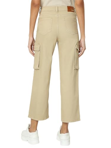 Image of VERO Moda Women's High Waist Cropped Cargo Jeans