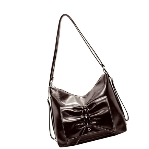 Sac à bandoulière tendance coréenne café idéal pour le bureau et les sorties